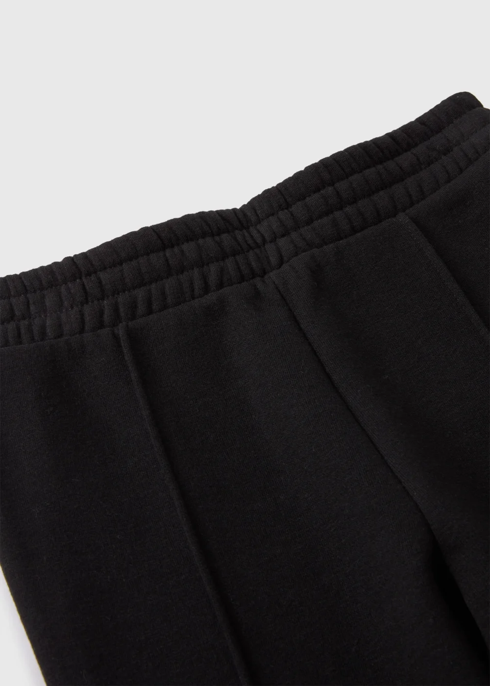 Girls Black Wide Leg Jogging Bottoms (7-15yrs) - 8 Yrs Image 2