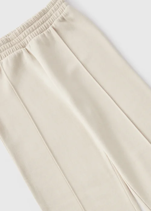 Girls Cream Wide Leg Joggers (7-15yrs) - 8 Yrs Image 2