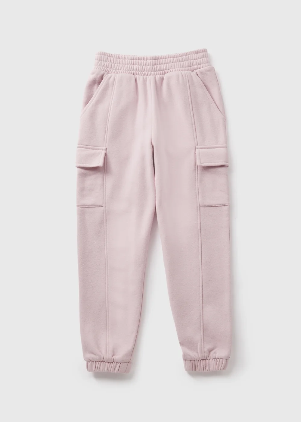 Girls Pink Cargo Jogging Bottoms (7-15yrs) - 8 Yrs Image 1