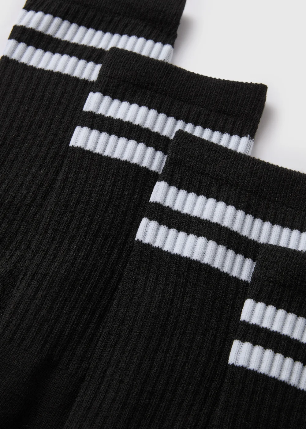 5 Pack Black Sports Socks - 6-8.5 Image 2