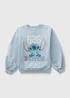 Disney Kids Blue Stitch Sweatshirt (7-13yrs) - 7 Yrs Image 1