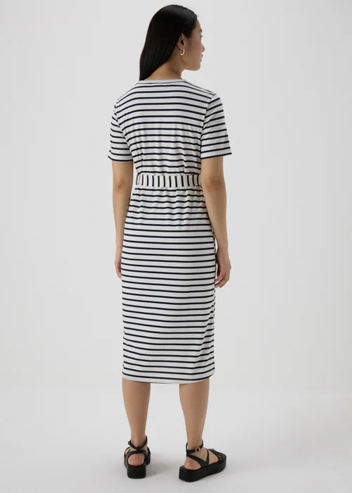 Et Vous Navy Stripe Jersey Dress - 8 Image 2