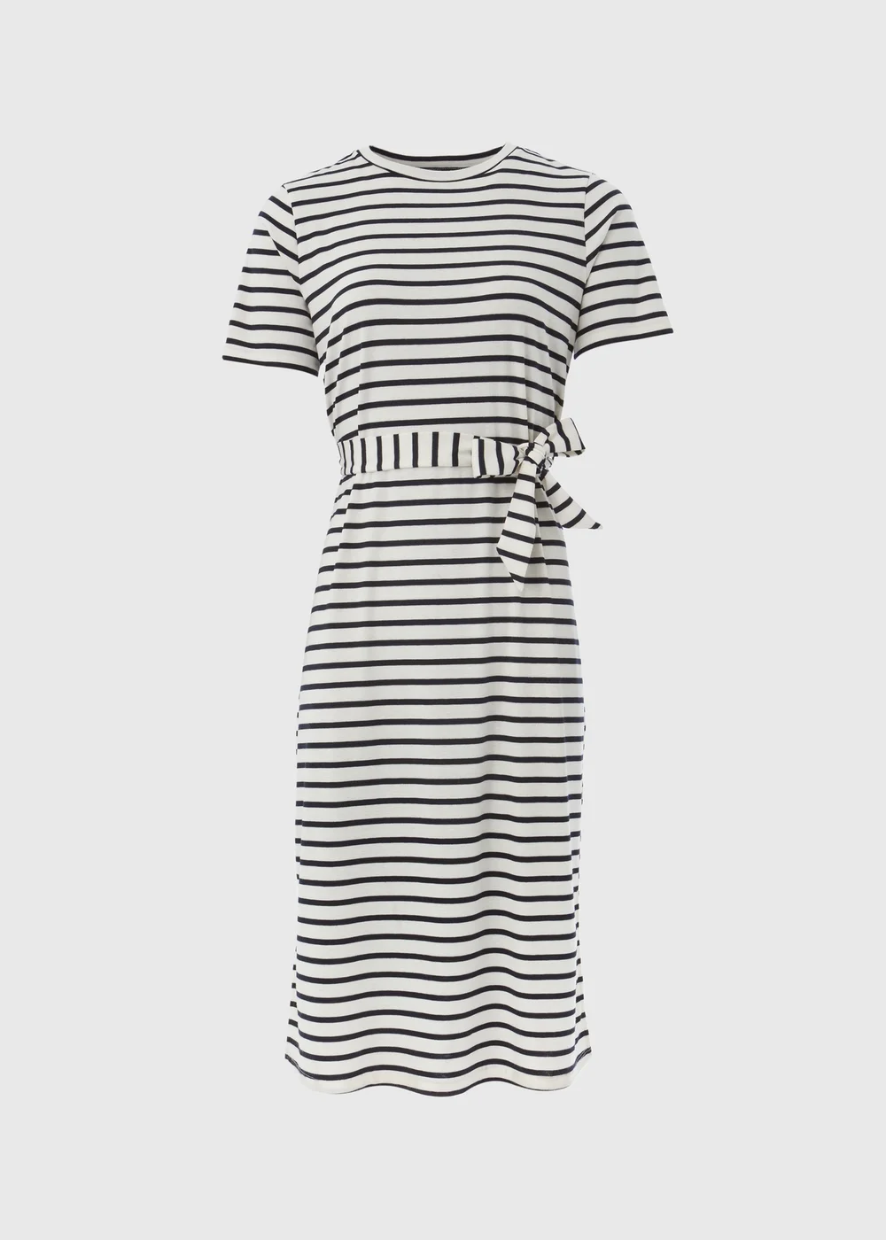 Et Vous Navy Stripe Jersey Dress - 8 Image 5