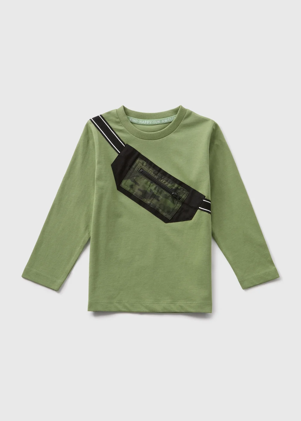Boys Green Bag T-Shirt (1-7yrs) - 1-1.5 Yrs Image 1