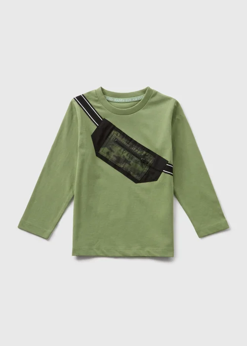 Boys Green Bag T-Shirt (1-7yrs) - 1-1.5 Yrs Image 1