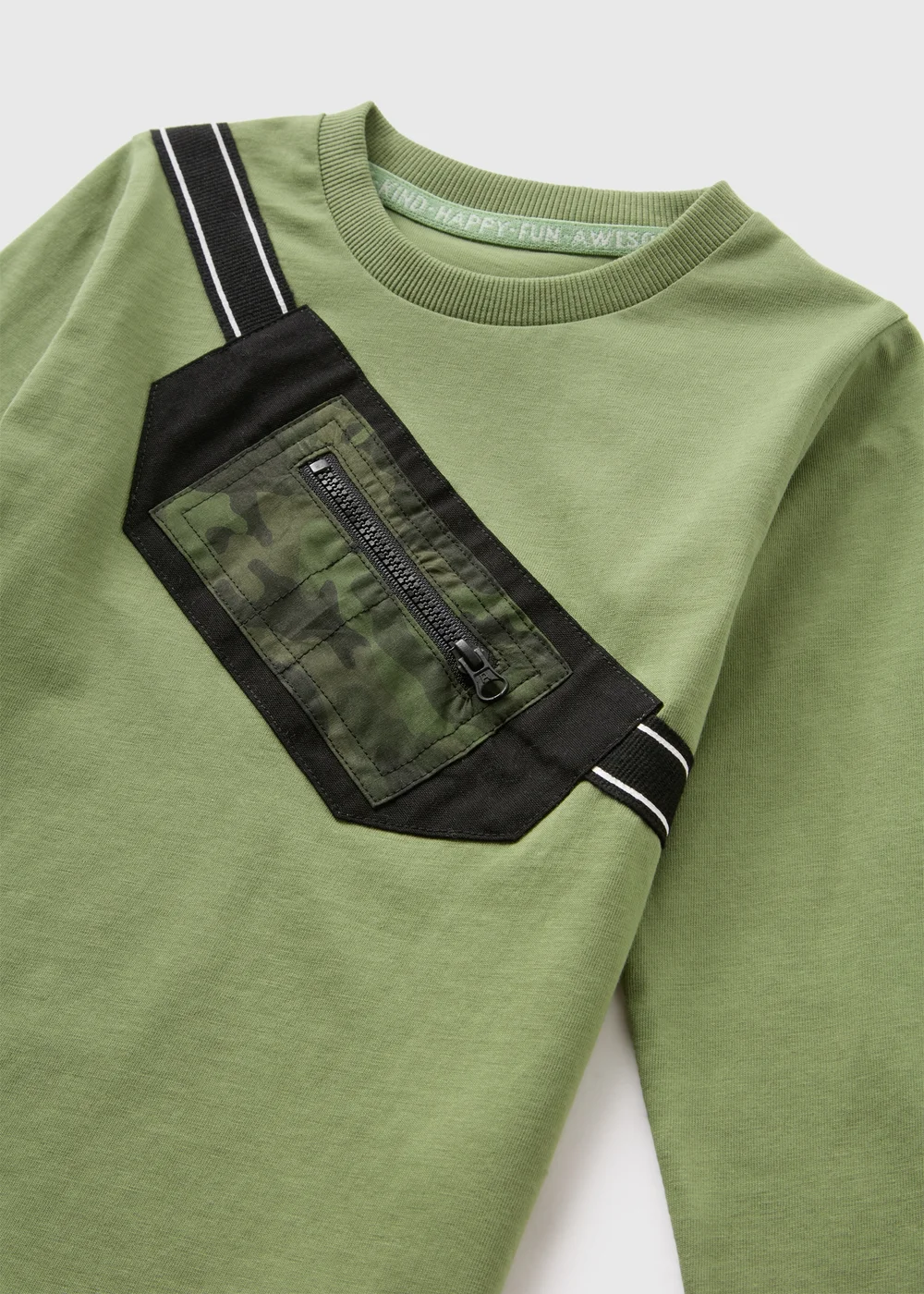 Boys Green Bag T-Shirt (1-7yrs) - 1-1.5 Yrs Image 2