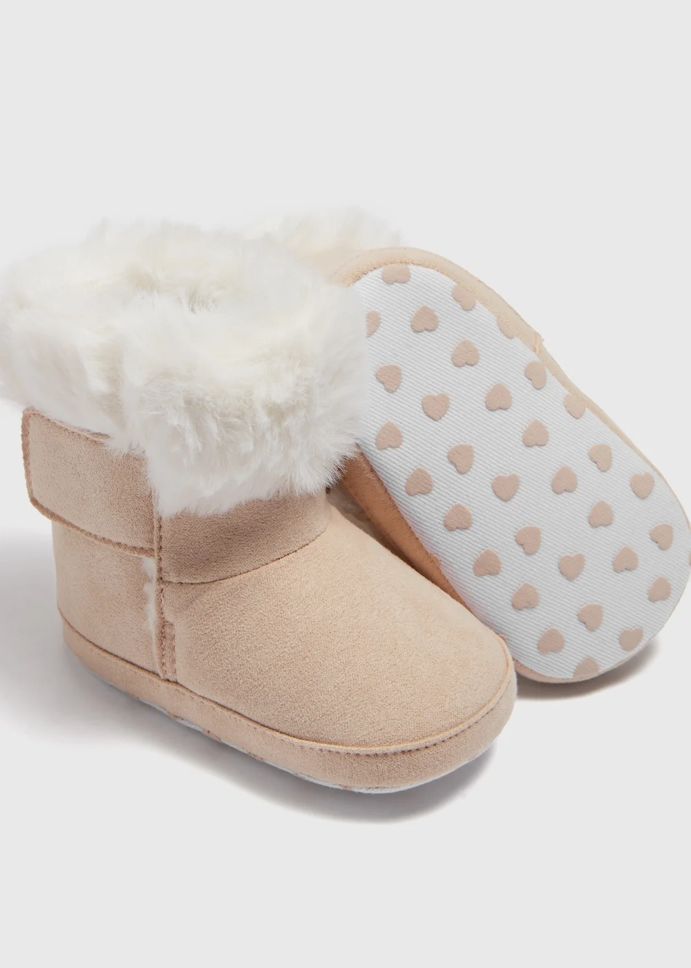 Baby Beige Snug Boot (Newborn-18mths) - Age 0 - 3 Months Image 2