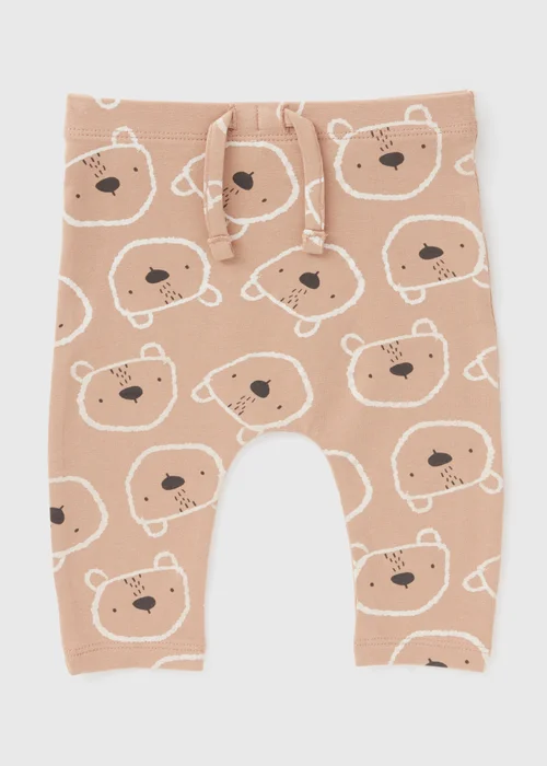 Baby Brown Bear Leggings (Newborn-23mths) - 9-12 months Image 1