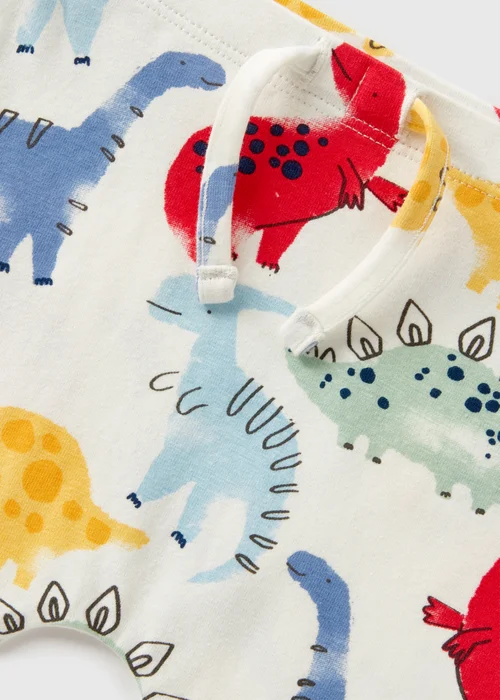 Baby Cream Dinosaur Leggings (Newborn-23mths) - 9-12 months Image 2