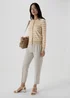 Et Vous White Stripe Button Through Cardigan - 8 Image 4