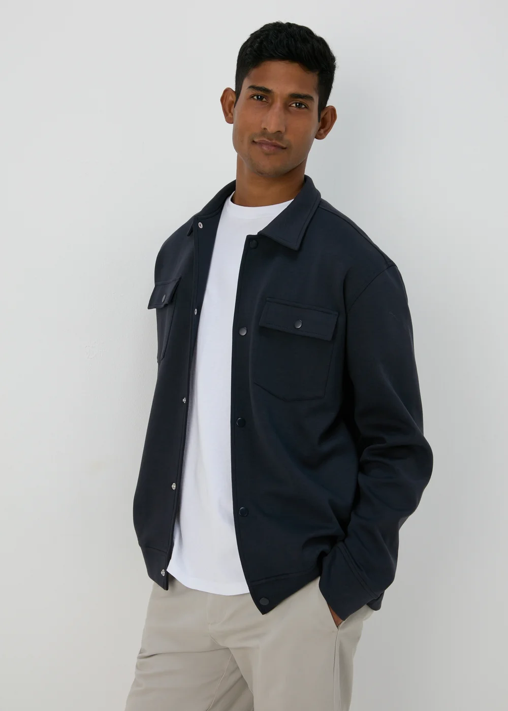 Navy Smart Shacket - S Image 1