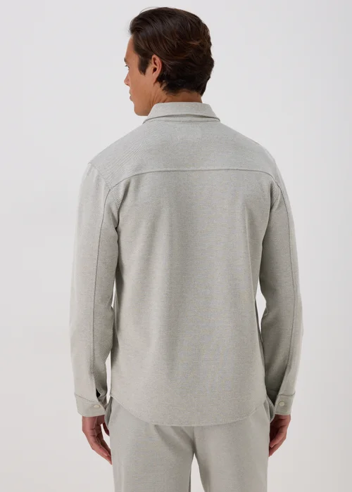 Grey Textured Over Shirt - S Image 3