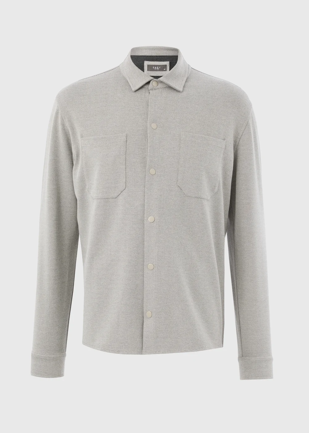 Grey Textured Over Shirt - S Image 5