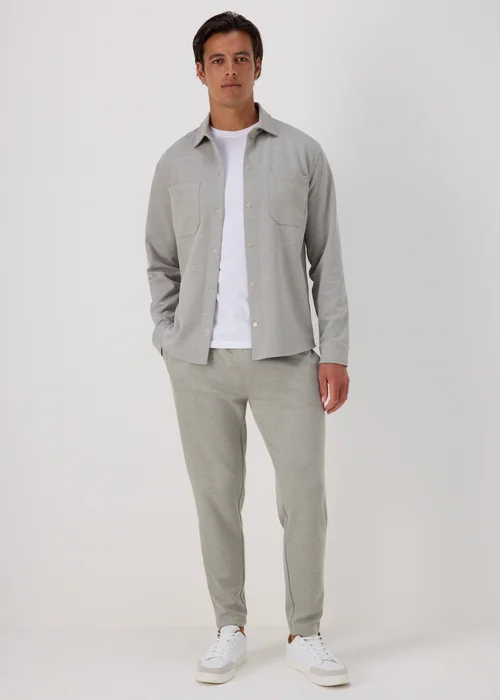 Grey Tapered Co Ord Joggers - S Image 1