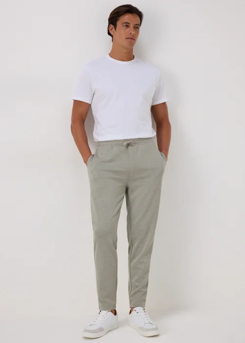 Grey Tapered Co Ord Joggers - S Image 4
