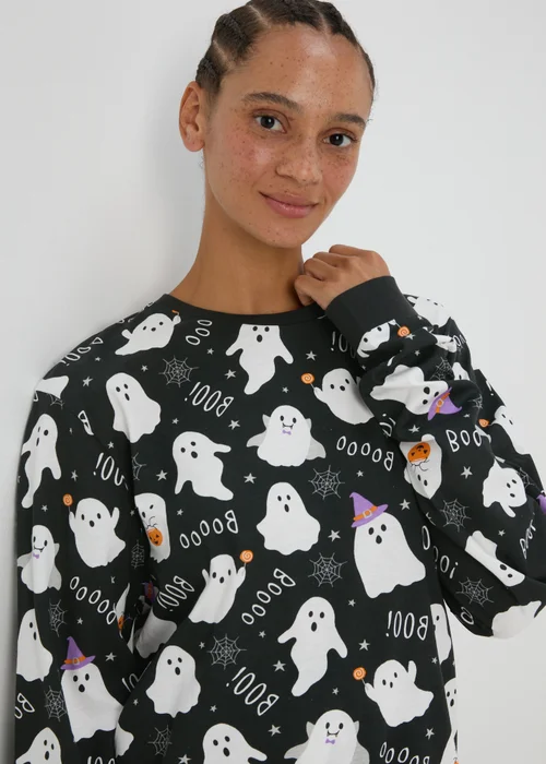 Adults Ghost Pyjama Set - Extra small Image 3