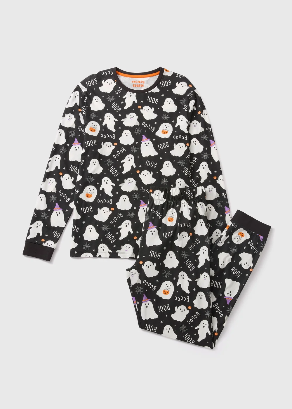 Adults Ghost Pyjama Set - Extra small Image 4