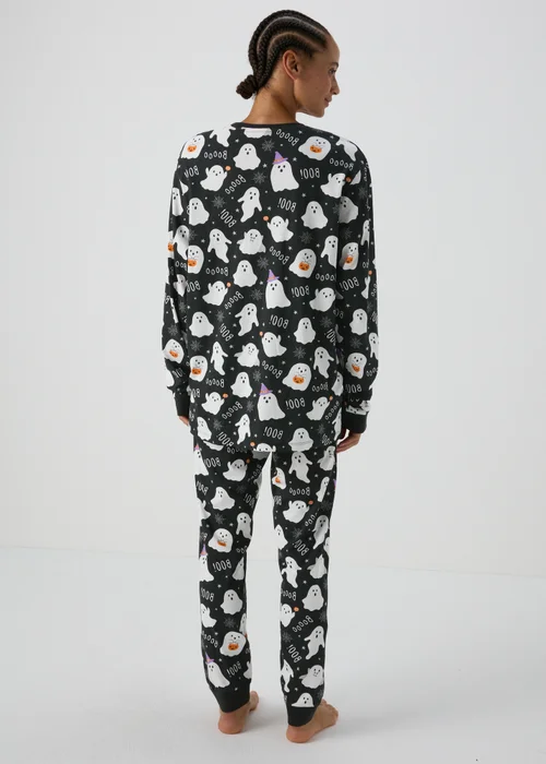 Adults Ghost Pyjama Set - Extra small Image 2