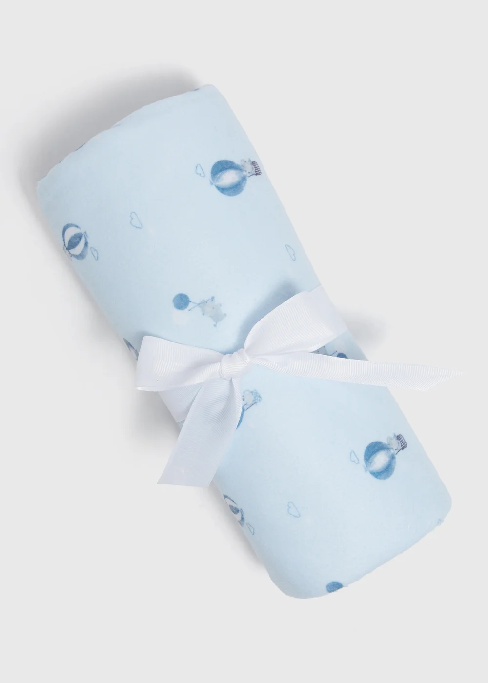 Baby Blue Balloon Blanket - One Size Image 1