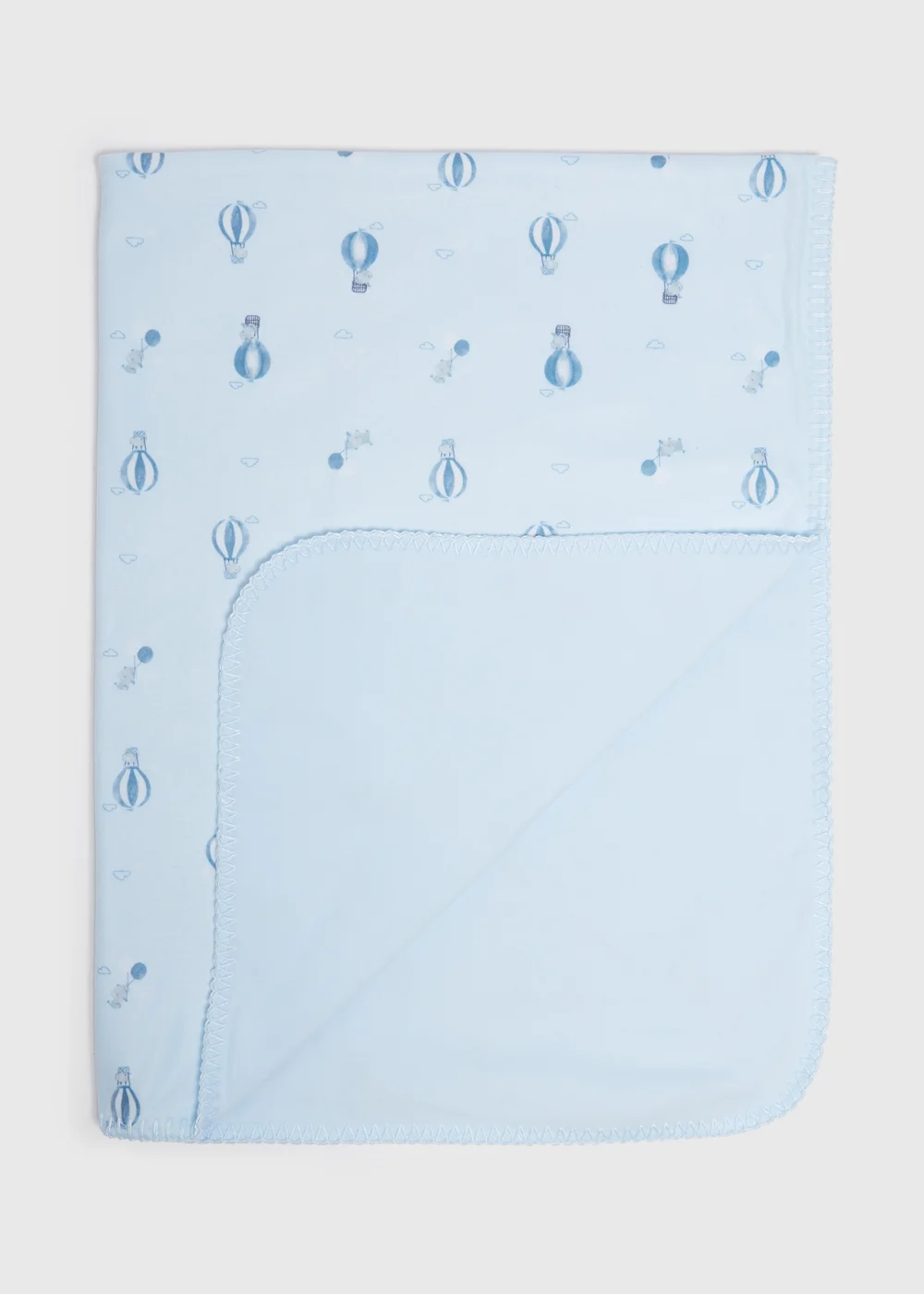 Baby Blue Balloon Blanket - One Size Image 2