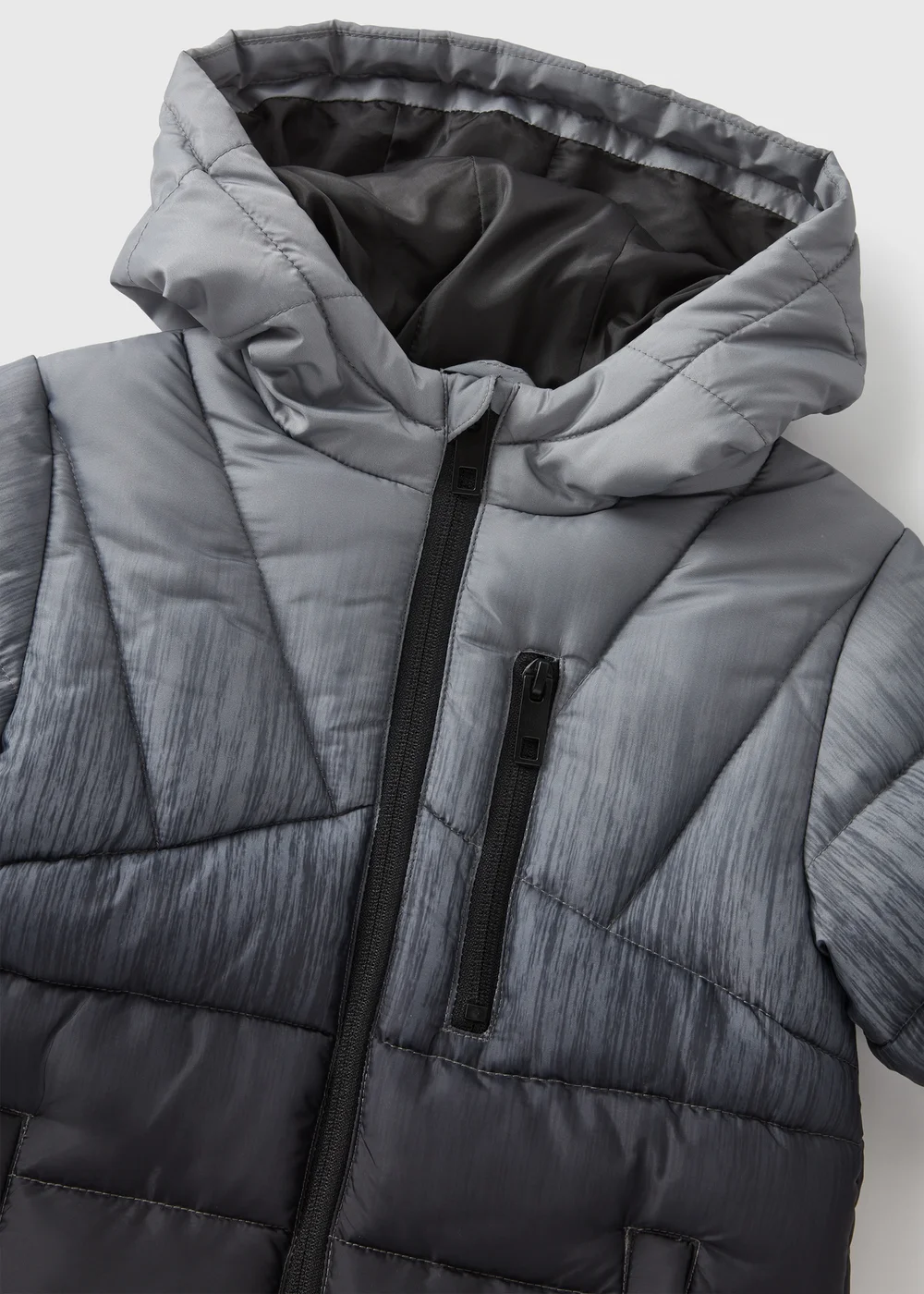 Boys Black Ombre Padded Coat (1-7yrs) - 1-1.5 Yrs Image 2