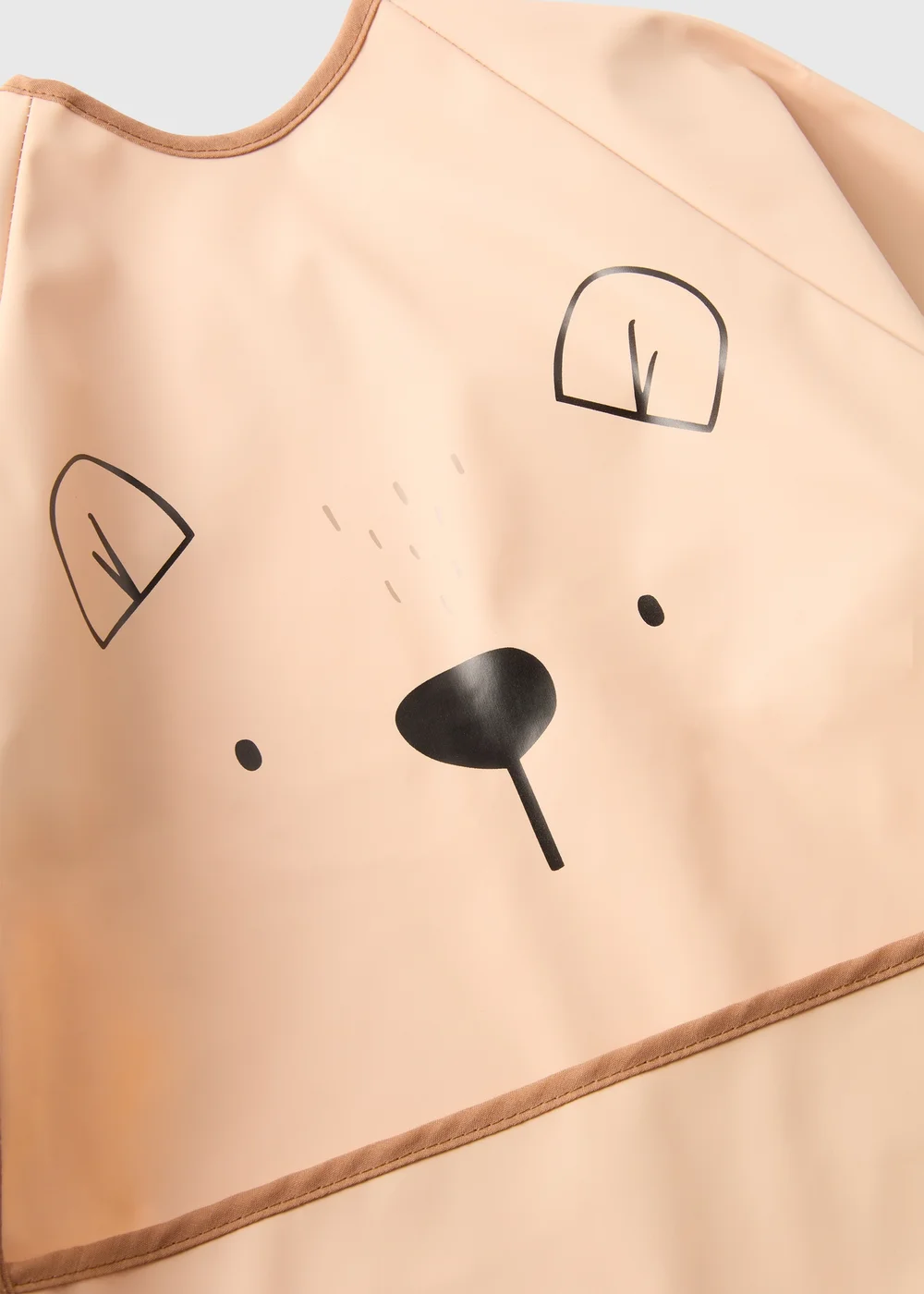 Baby Brown Bear Coverall Bib - One Size Image 2