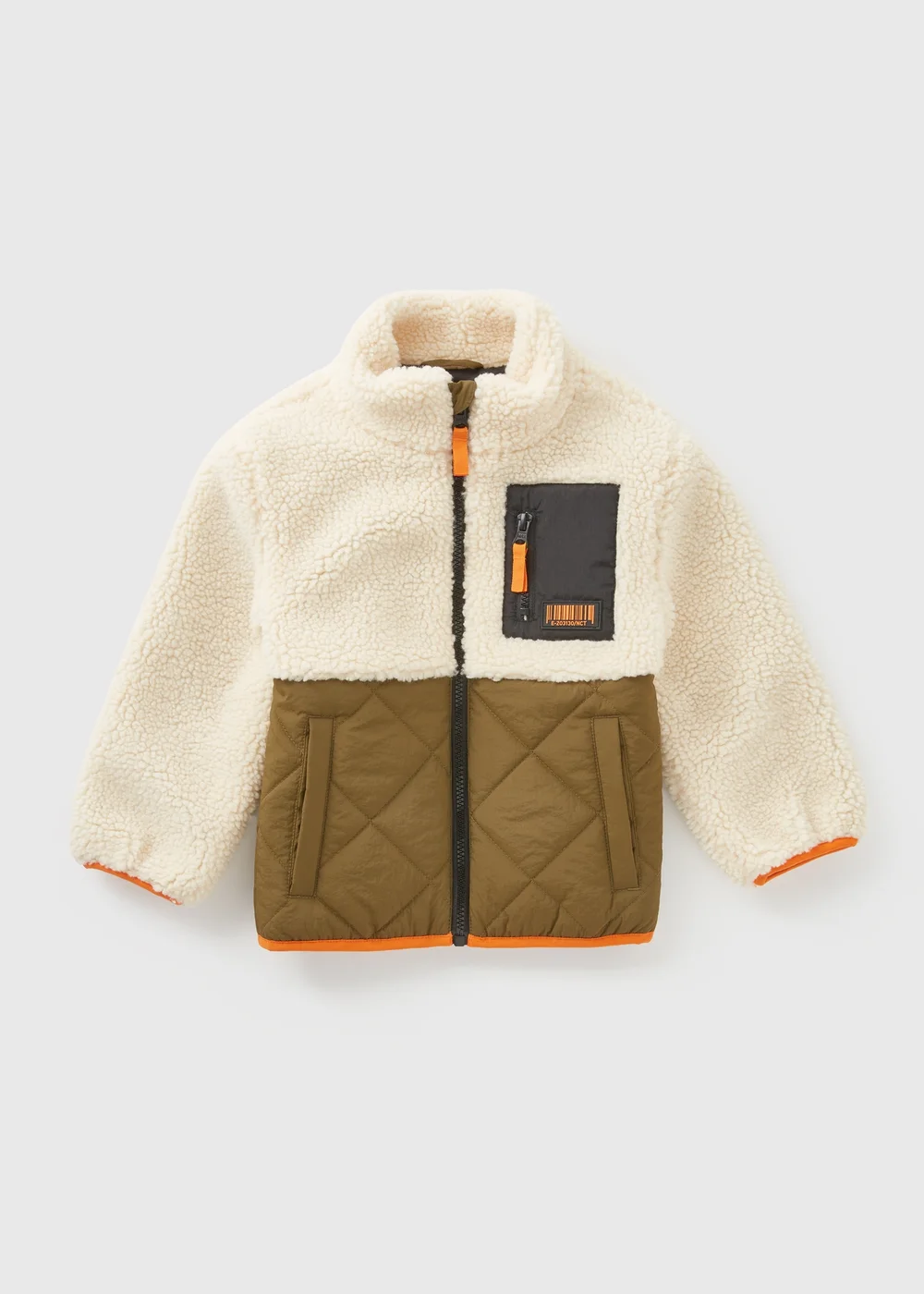 Boys Tan Fleece Jacket (1-7yrs) - 1-1.5 Yrs Image 1