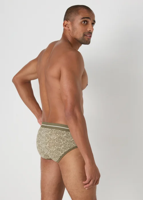 4 Pack Multicolour Patterned Briefs - Small Image 3