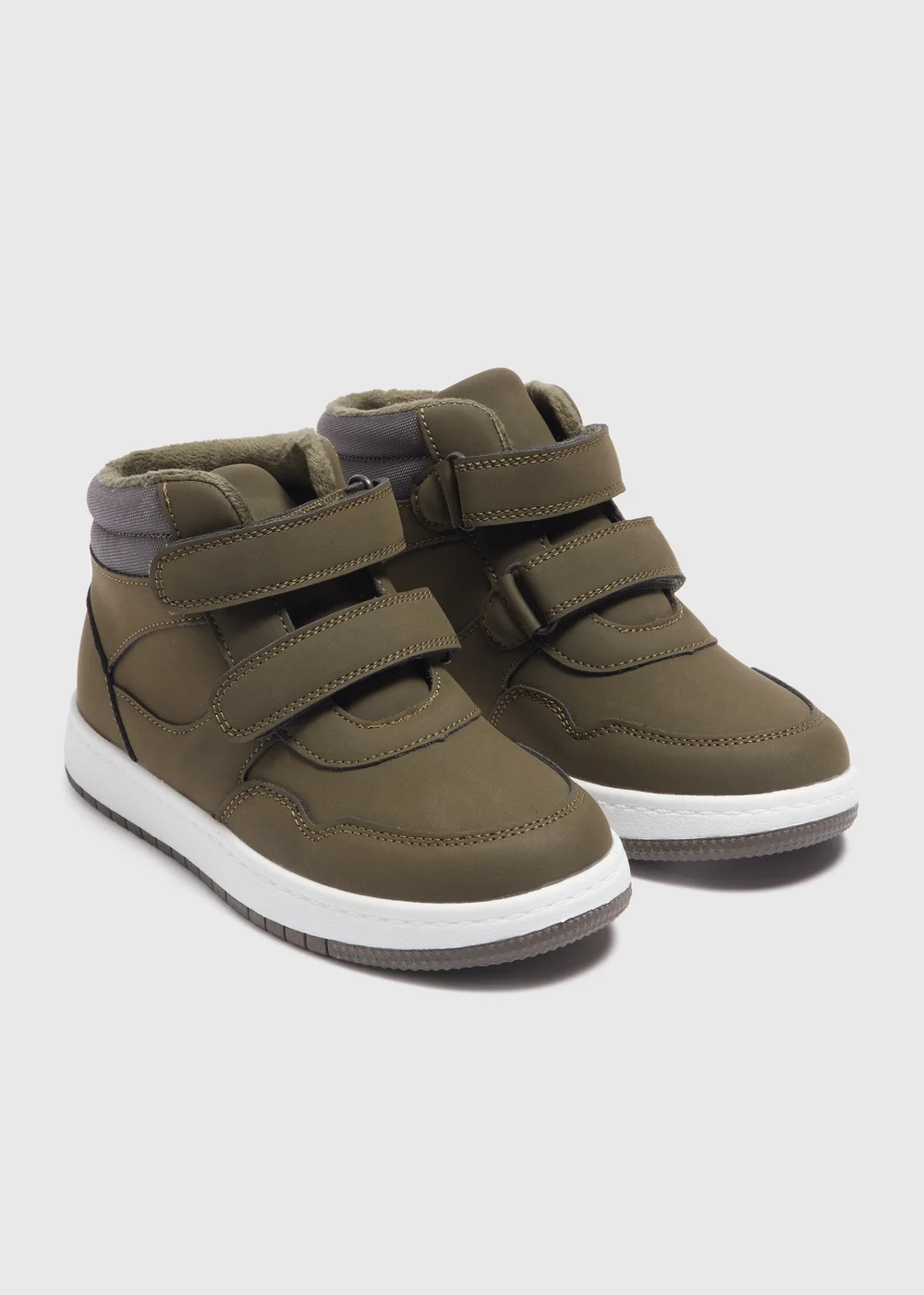 Boys Khaki High Top Shoes (Younger 10-Older 6) - Size 1 Image 1