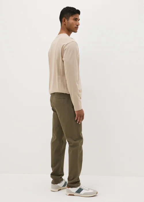 Khaki Flex Chinos - 30 Waist Regular Image 2