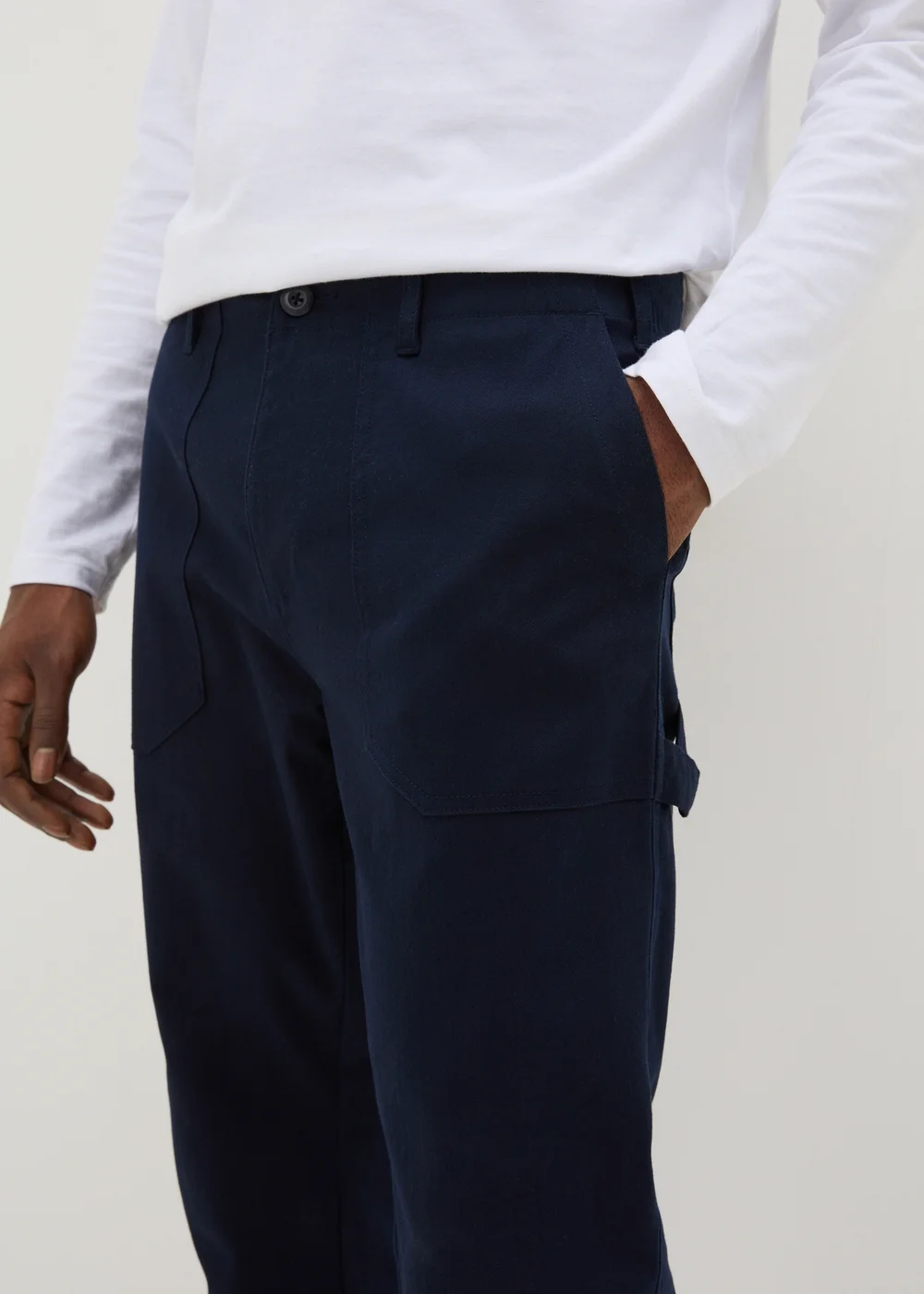 Navy Carpenter Trousers - 30 waist Image 2