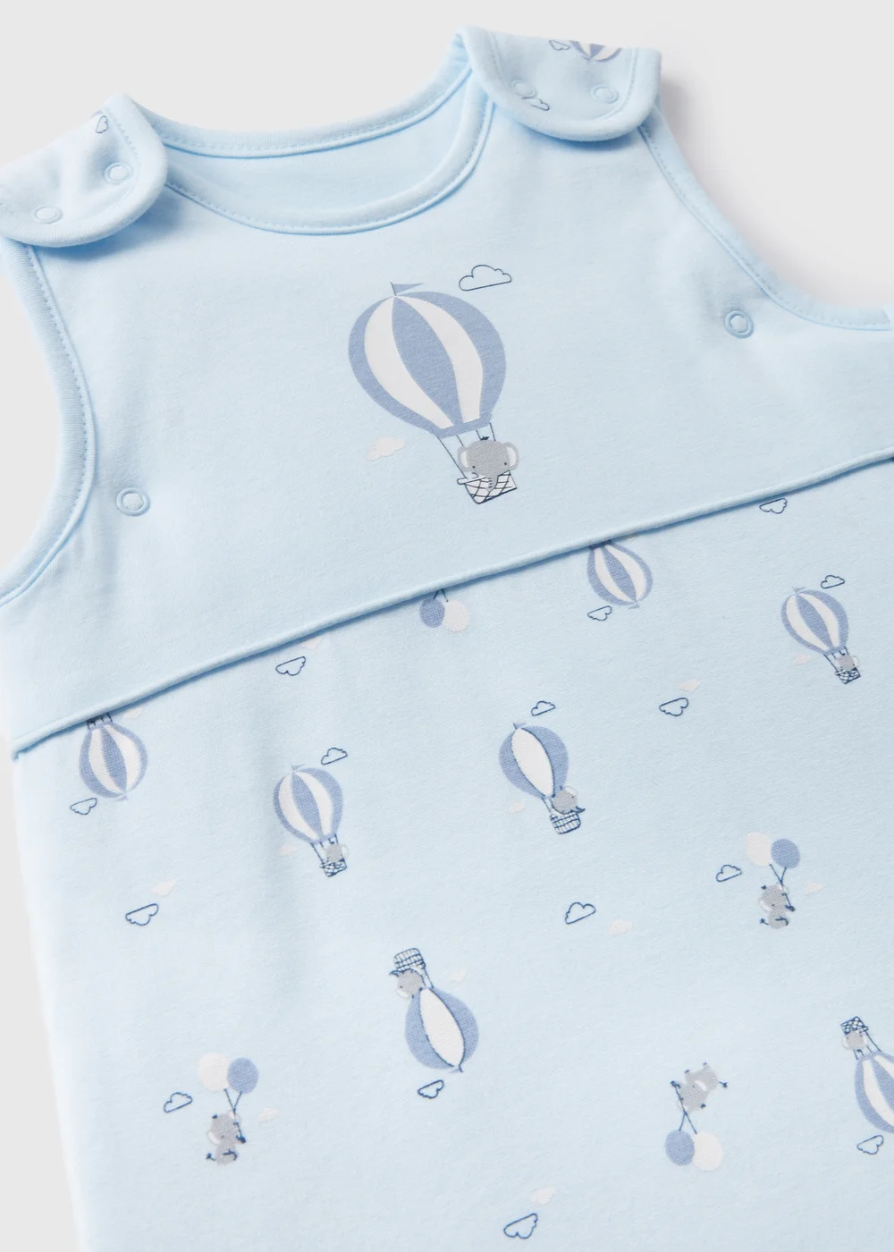 Baby Blue Hot Air Balloon Sleeping Bag (Newborn-18mths) - Age 0 - 6 Months Image 2