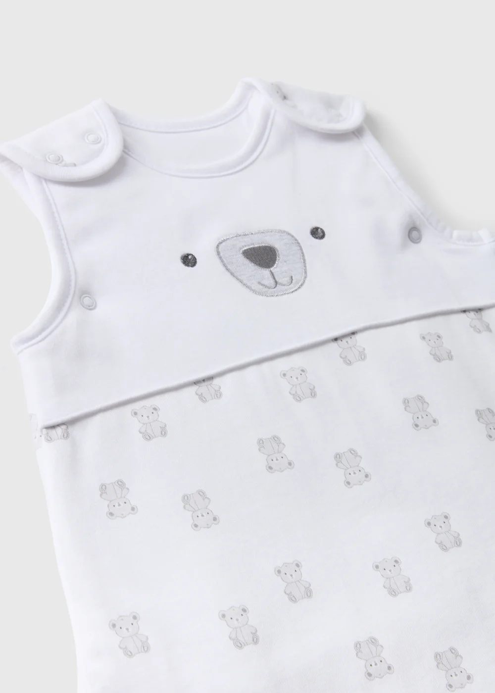 Baby White Bear Sleeping Bag (Newborn-18mths) - Age 0 - 6 Months Image 2