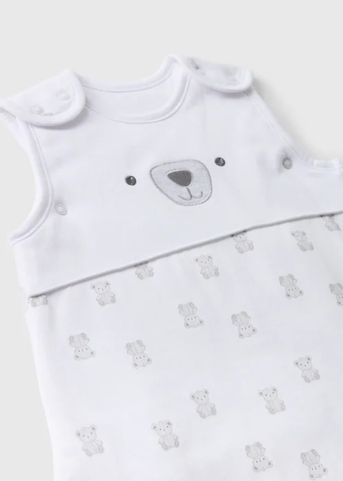 Baby White Bear Sleeping Bag (Newborn-18mths) - Age 0 - 6 Months Image 2