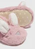 Girls Pink Bunny Ballet Slippers (Younger 4-12) - Size 4 Infants Image 2