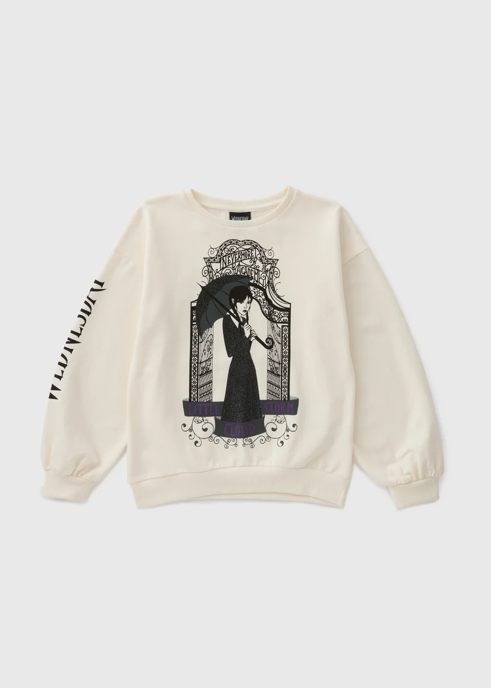 Wednesday Cream Girls Sweatshirt (7-13yrs) - 7 Yrs Image 1