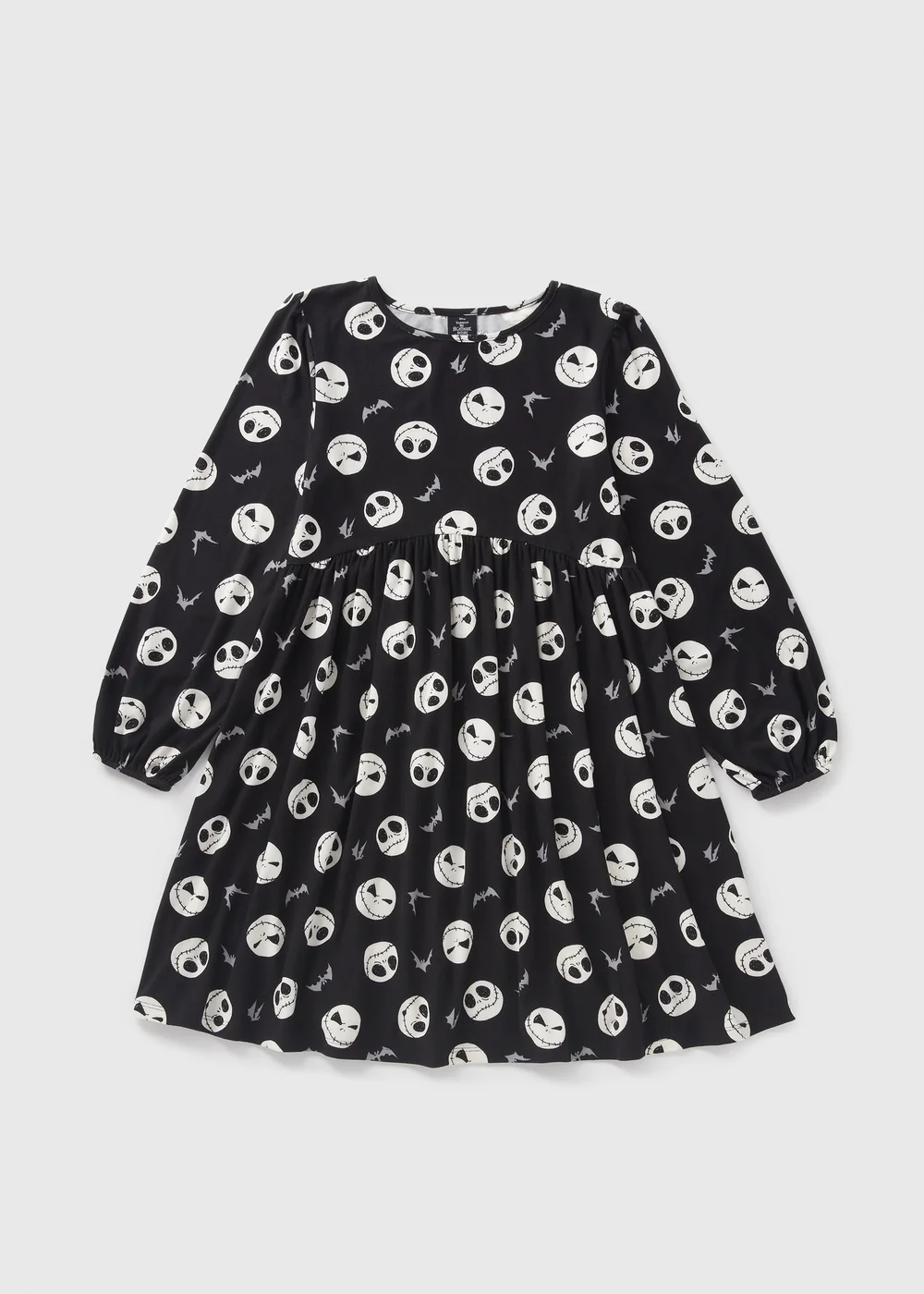 Kids Black Jack Skellington Dress (1-12yrs) - 1 half year to 2 Image 1