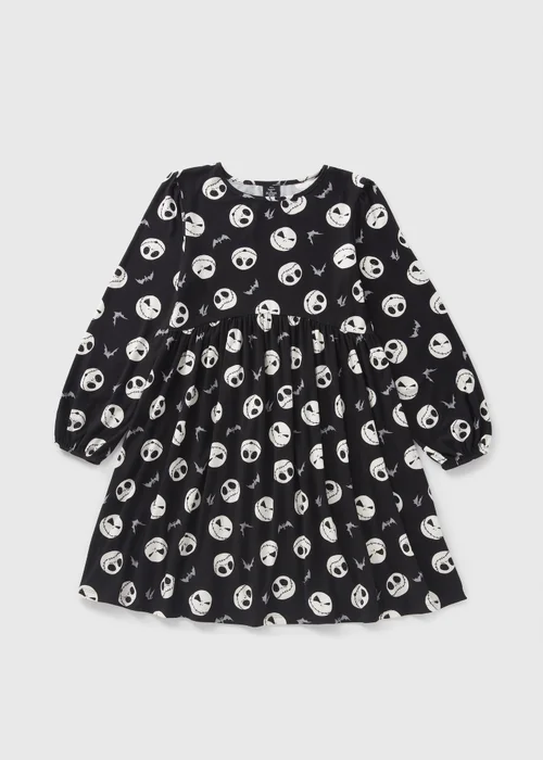 Kids Black Jack Skellington Dress (1-12yrs) - 1 half year to 2 Image 1
