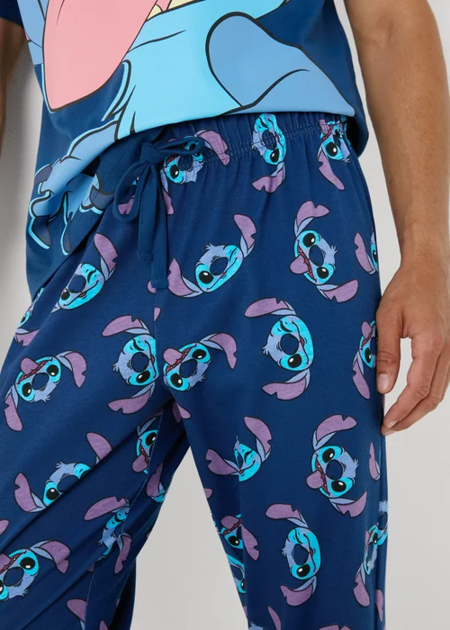 Stitch Navy Pyjama Set - Extra small Image 3