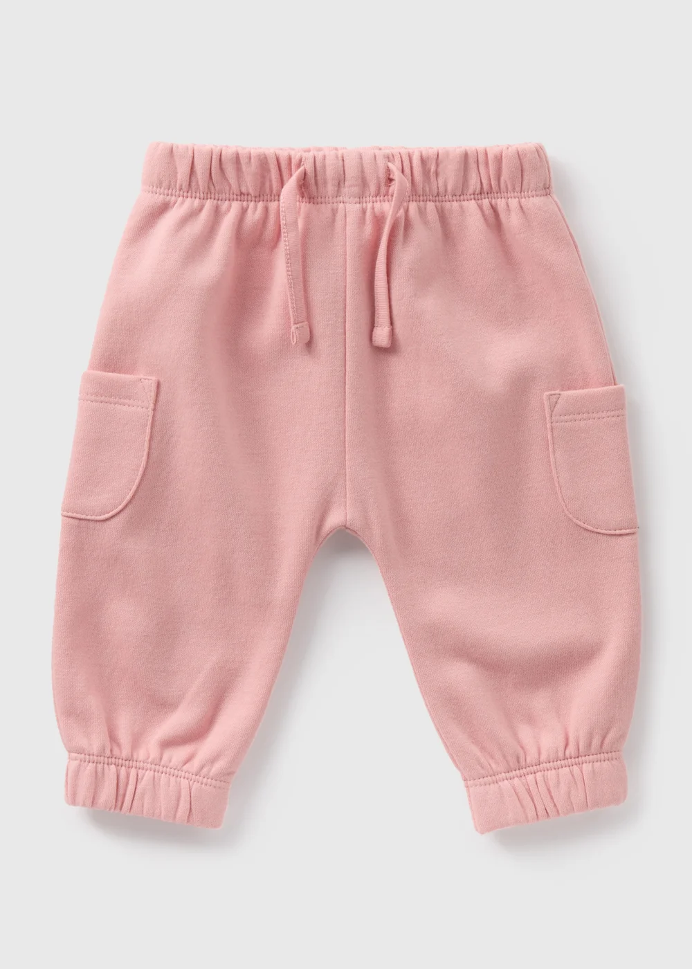 Baby Pink Cargo Jogging Bottoms (Newborn-23mths) - 9-12 months Image 1