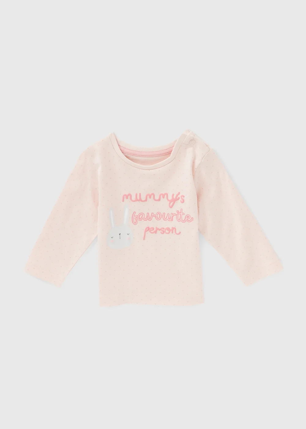 Baby Pink Mummy T-Shirt (Newborn-23mths) - 0-3 months Image 1