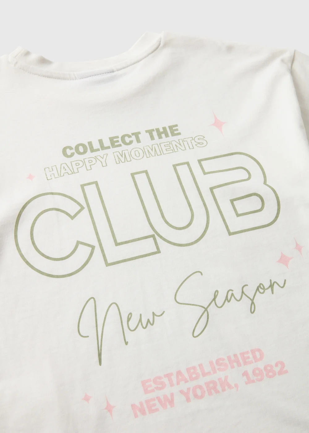 Girls Cream Happy Moments T-Shirt (7-15yrs) - Age 7 Years Image 2