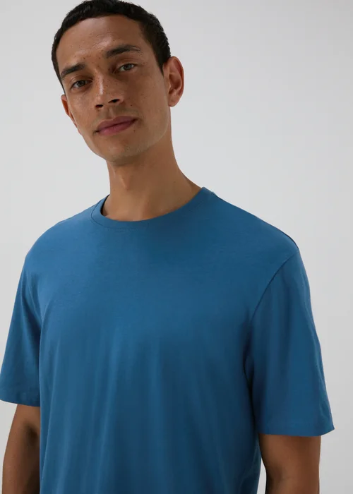 Blue Essential Crew Neck T-Shirt - XS Image 1