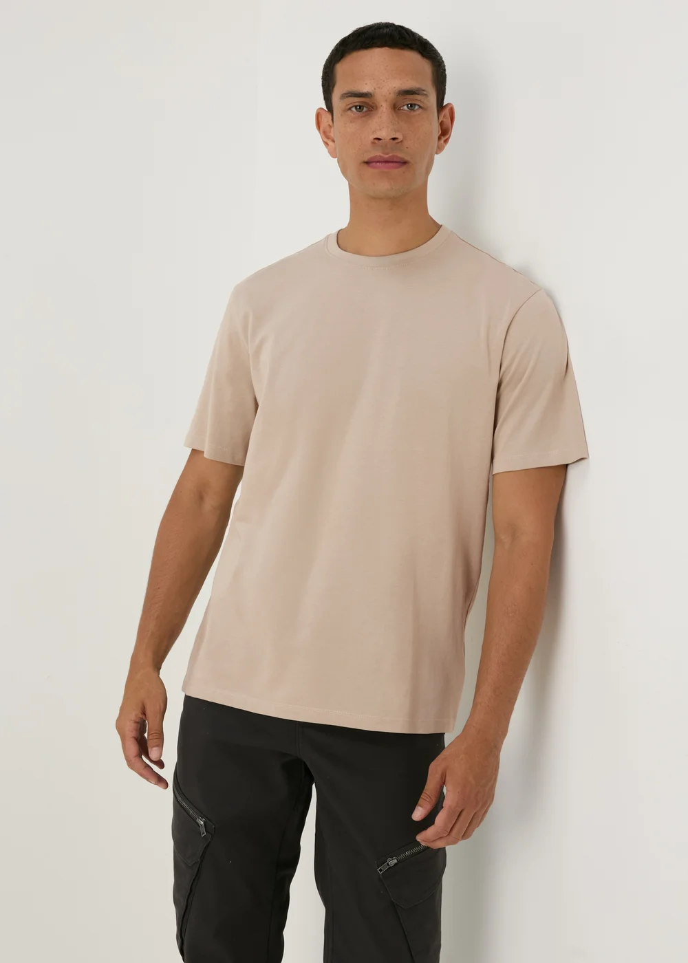 Stone Essential Crewneck T-Shirt - XS Image 3