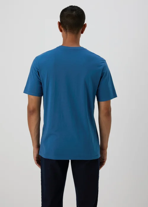 Blue V Neck Essential T-Shirt - XS Image 2