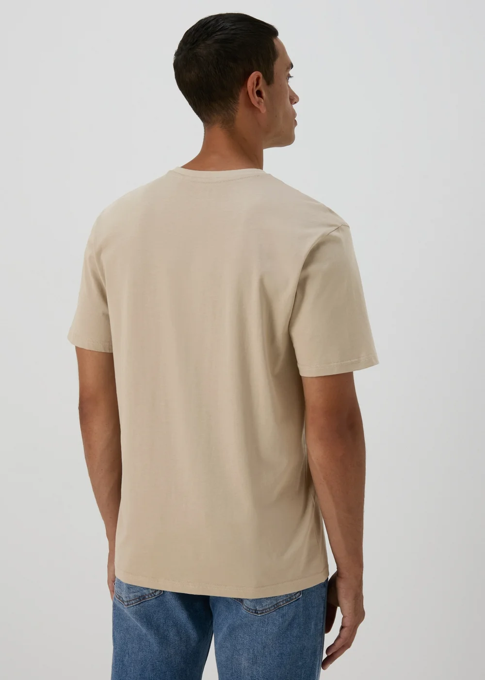 Stone V Neck Essential T-Shirt - XS Image 2
