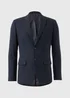 Taylor & Wright Highclere Navy Wool Blend Slim Fit Jacket - 36 Chest Long Image 5