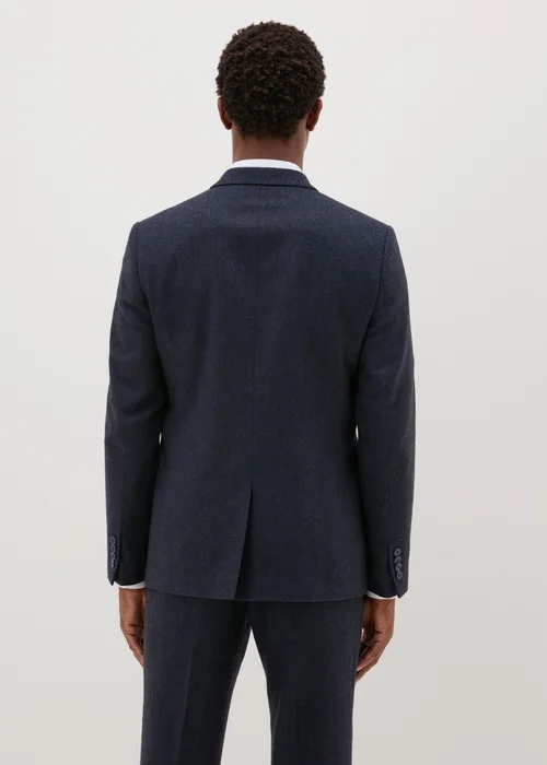 Taylor & Wright Highclere Navy Wool Blend Slim Fit Jacket - 36 Chest Long Image 2