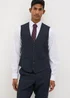 Taylor & Wright Highclere Navy Wool Blend Waistcoat - Small Image 1