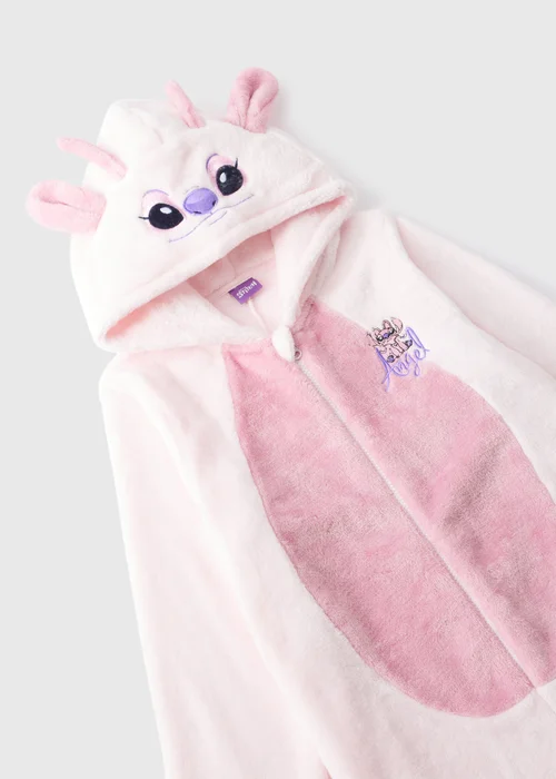 Disney Angel Girls Pink Onesie (4-12yrs) - Age 4 Years Image 2